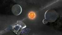 Illustration fournie par la Nasa le 11 avril 2018 montrant le Transiting Exoplanet Survey Satellite (TESS)  [Handout / NASA/AFP]
