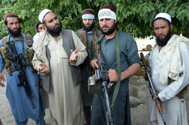 Des talibans afghans à Jalalabad le 16 juin 2018 [NOORULLAH SHIRZADA / AFP]