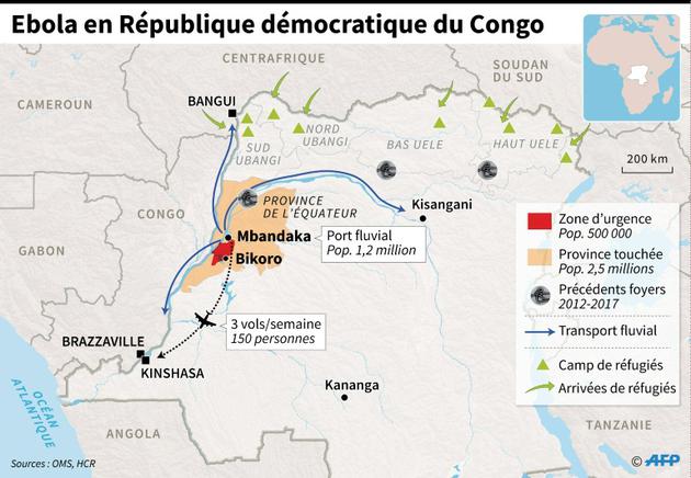 Ebola en République démocratique du Congo [ / AFP]