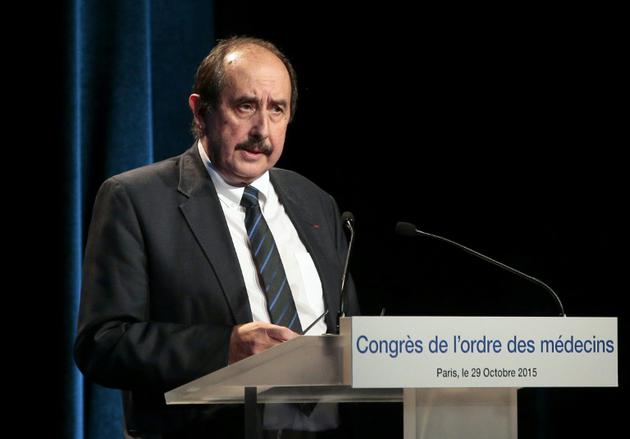 Patrick Bouet, président du conseil national de l'Ordre des médecins, le 29 octobre 2015 à Paris [JACQUES DEMARTHON / AFP/Archives]