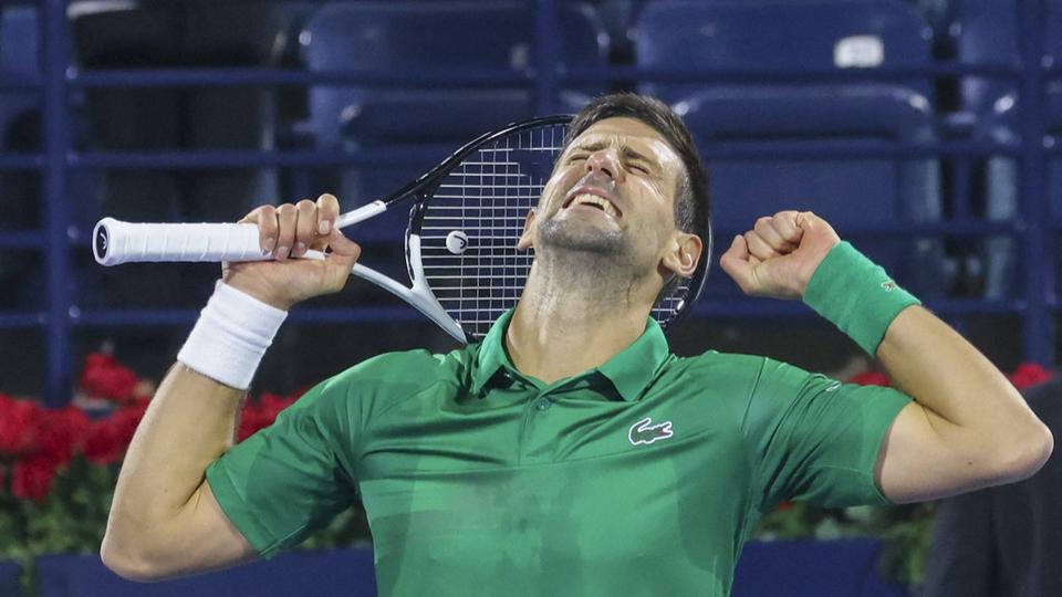 Tournoi de Dubaï : Novak Djokovic vainqueur face à Musetti pour son retour à la compétition