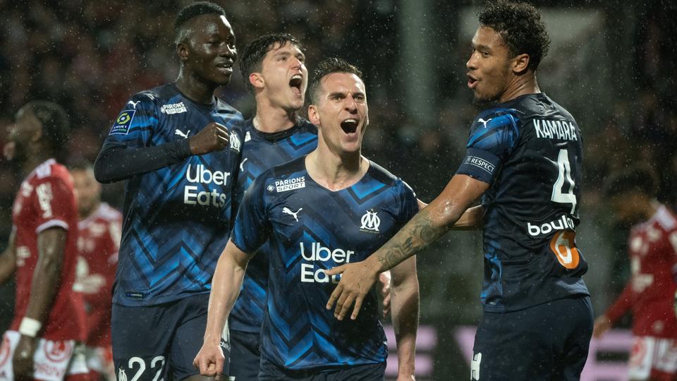 Brest-OM (1-4) : Marseille reprend la place de dauphin de Ligue 1