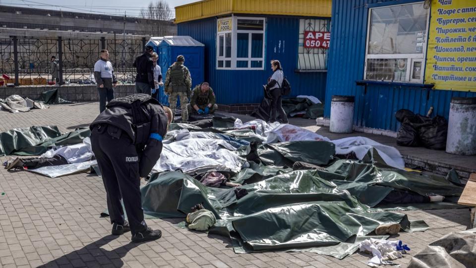 DIRECT - Guerre en Ukraine : Jean-Yves Le Drian dénonce un «crime contre l'humanité» après l'attaque de la gare de Kramatorsk