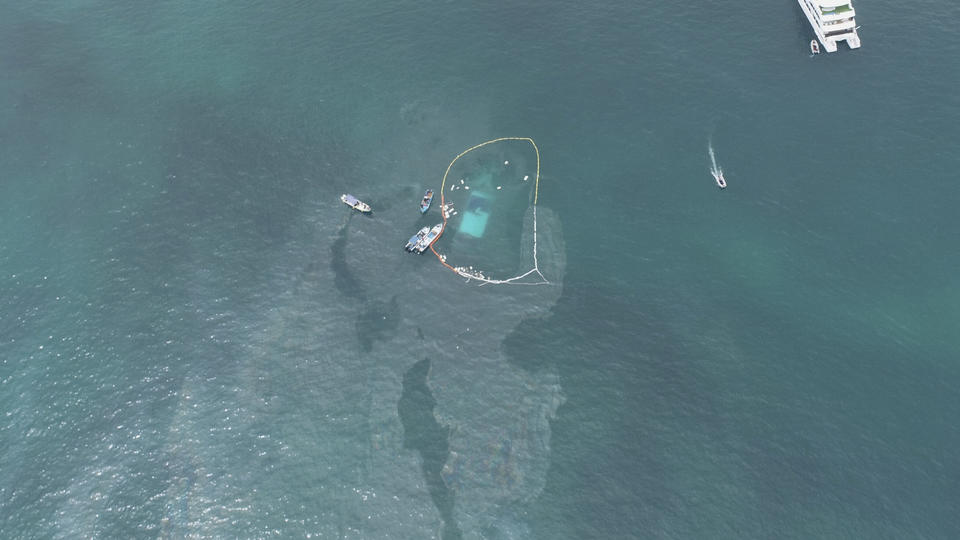 Une «nappe de carburant» menace les Galapagos après le naufrage d'un bateau