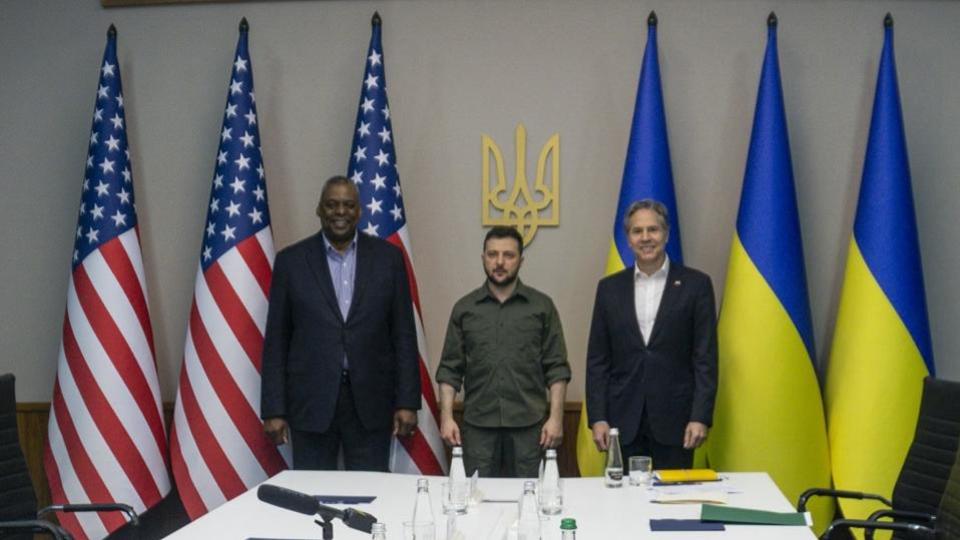 L'Ukraine «peut gagner» la guerre : les dirigeants américains à Kiev pour la première fois depuis l'invasion russe