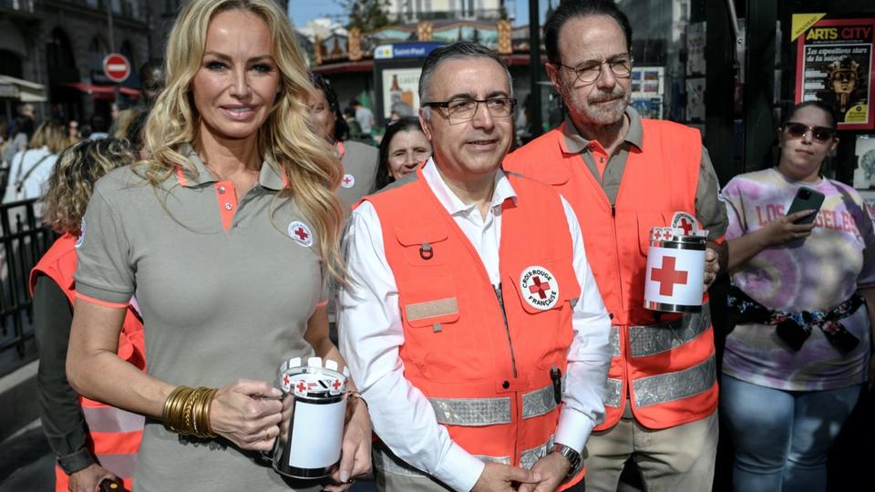 Adriana Karembeu et Marc Lévy lancent les journées nationales de la Croix-Rouge française