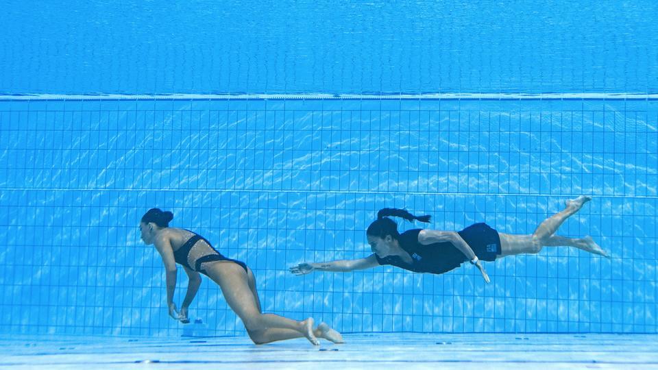 Une nageuse américaine s'évanouit et est sauvée de la noyade par son entraîneure