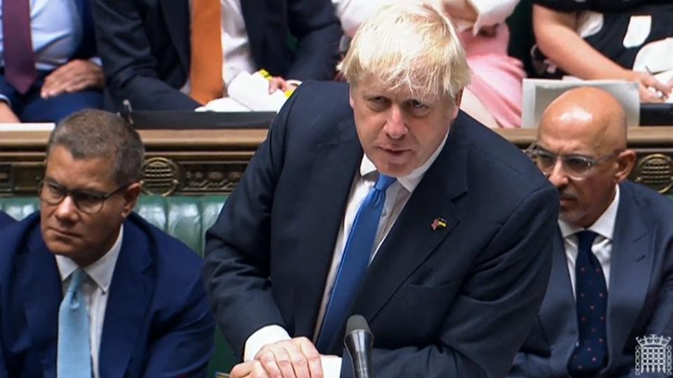 «Hasta la vista, baby» : Boris Johnson fait ses adieux à sa façon en tant que Premier ministre britannique (vidéo)