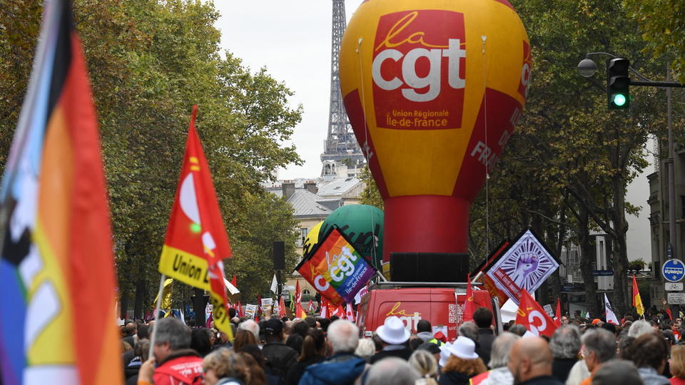 La CGT appelle à deux journées de grèves et manifestations, les 27 octobre et 10 novembre