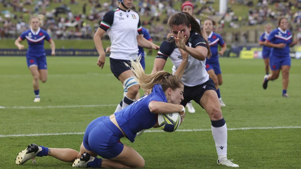 Coupe du monde féminine de rugby 2022 : les Bleues surclassent l'Italie et filent en demi-finale