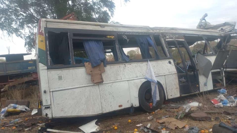 Sénégal : 38 morts et 87 blessés après la collision entre deux bus