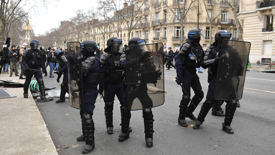 Manifestation contre la réforme des retraites : 10.000 policiers et gendarmes mobilisés partout en France ce samedi