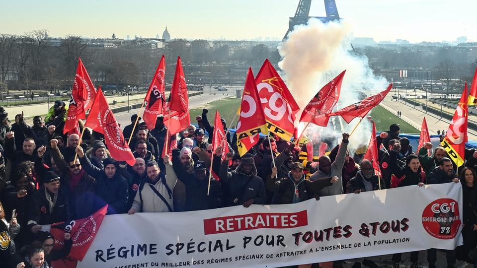 Retraites : les syndicats prêts à «mettre la France à l'arrêt» le 7 mars prochain
