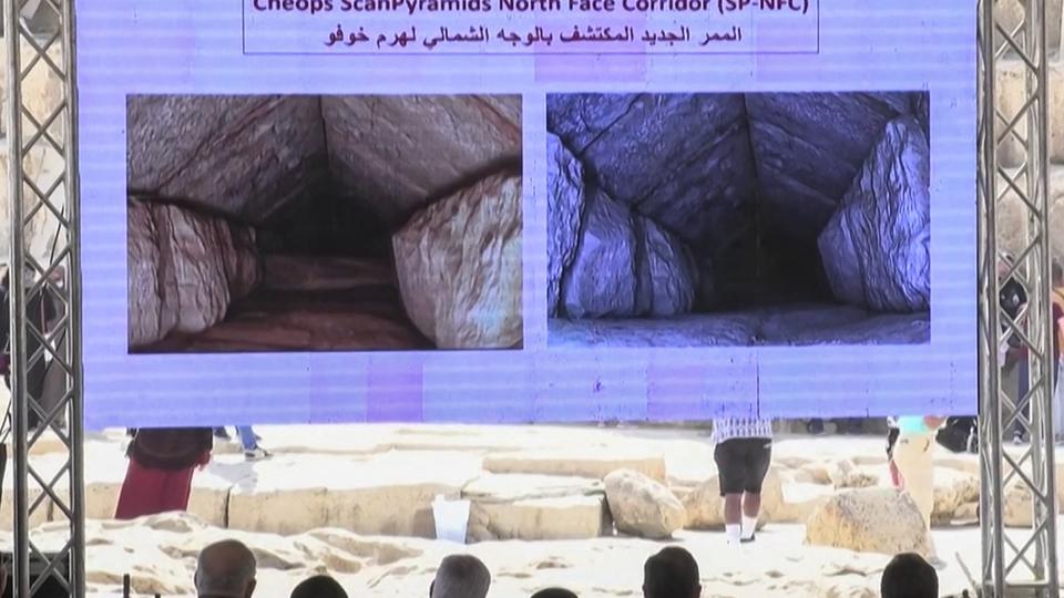 Egypte : un extraordinaire couloir caché découvert dans la Pyramide de Khéops (vidéo)
