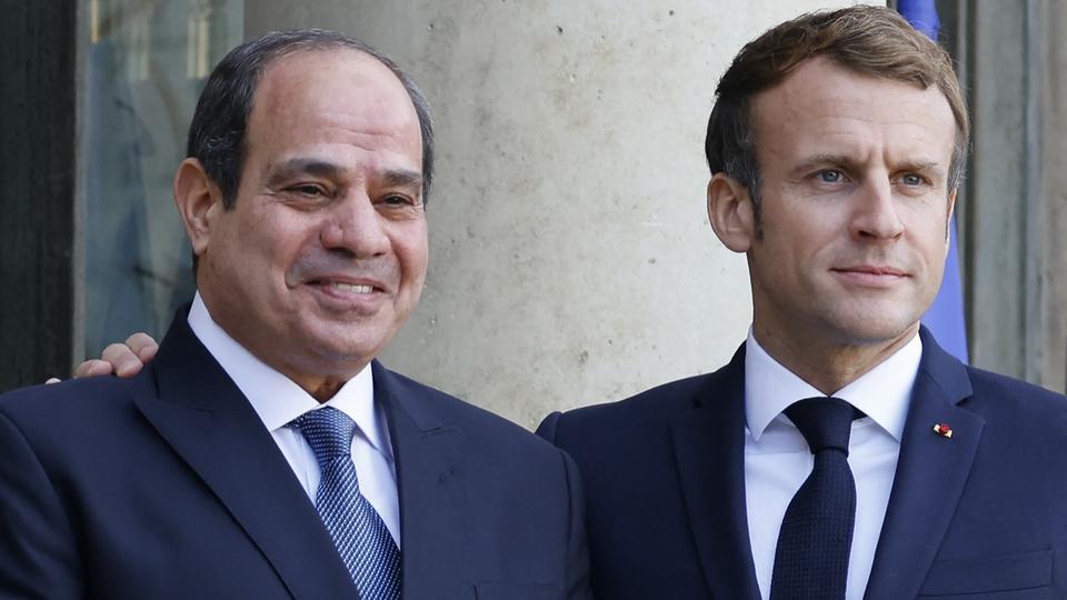 Le président égyptien Abdel Fattah Al-Sissi reçu par Emmanuel Macron à l'Elysée ce vendredi