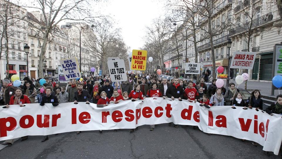 Une manifestation anti-avortement prévue aujourd'hui à Paris