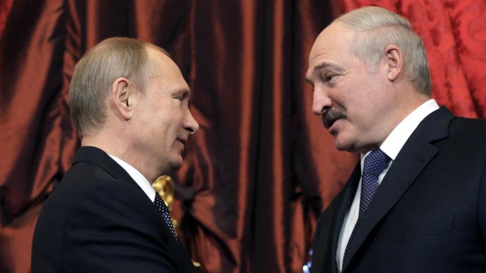Biélorussie : en conflit avec l'UE, le président Loukachenko reçu aujourd'hui par Vladimir Poutine