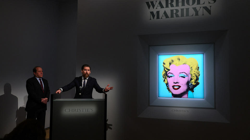 Le portrait de Marilyn Monroe d'Andy Warhol vendu aux enchères ce lundi, un record en perspective