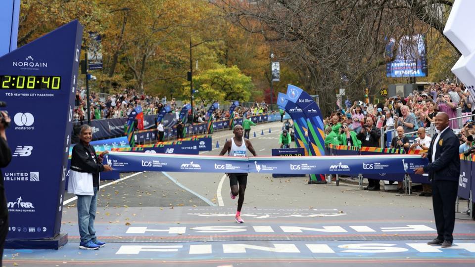 Marathon de New York : victoire du Kényan Evans Chebet