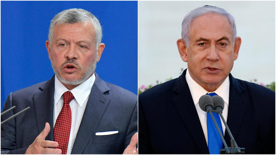 Jordanie : le roi Abdallah II a reçu le Premier ministre israélien Benjamin Netanyahou, une rare rencontre diplomatique
