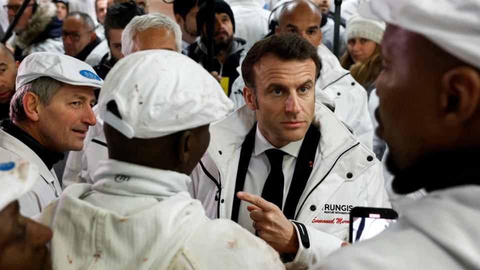 Emmanuel Macron : en visite à Rungis, le président évoque un «geste diesel»