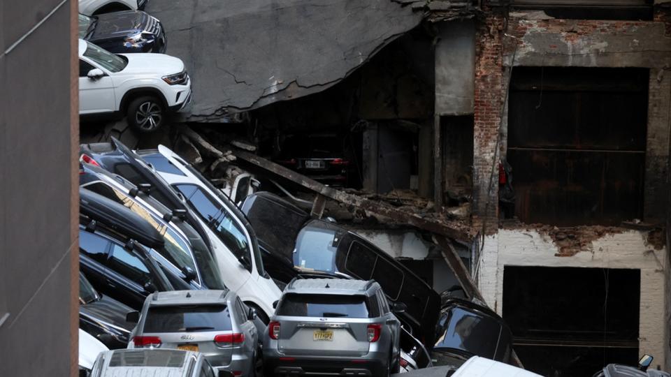 New York : un mort dans l'effondrement d'un parking