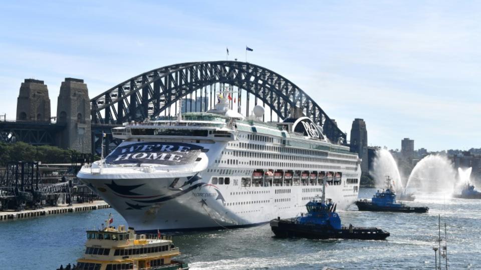 Australie : un paquebot de croisière de retour à Sydney après deux ans de pandémie