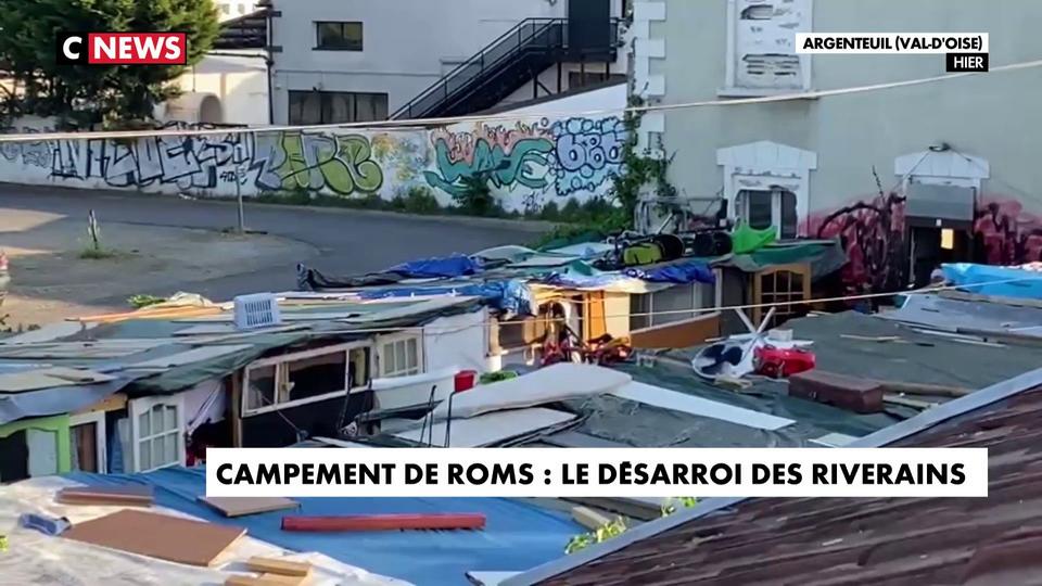 Campement de Roms : le désarroi des riverains à Argenteuil