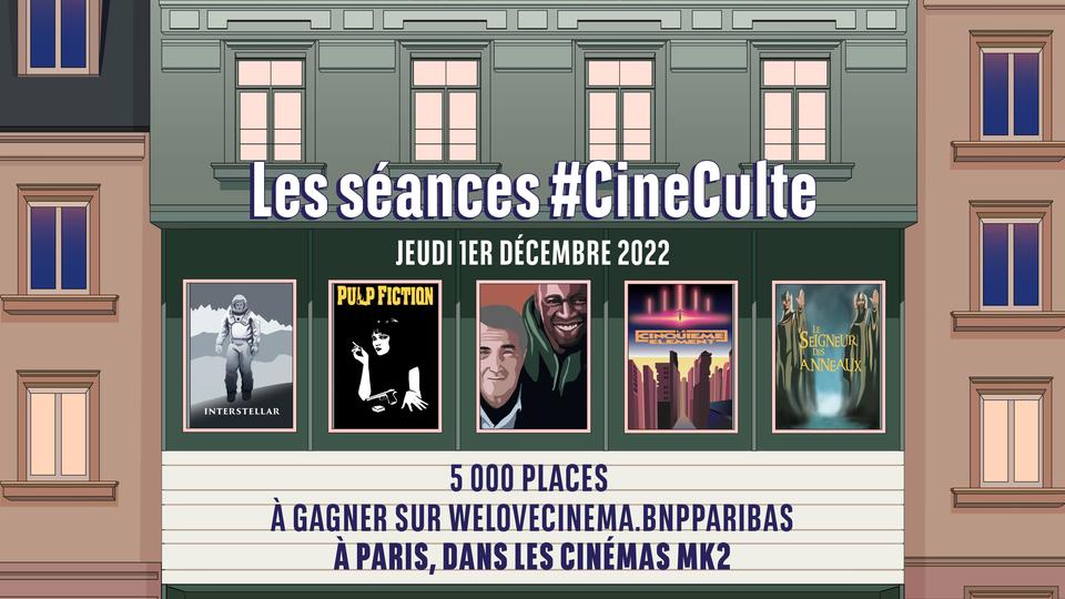 Cinéma : 25 films culte projetés dans les salles mk2 le 1er décembre à Paris