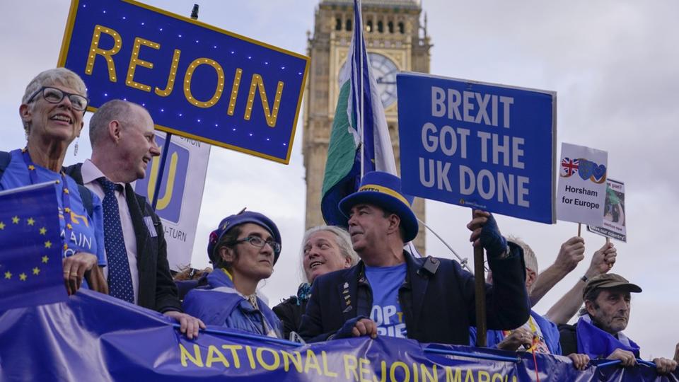 Londres : des milliers de manifestants ont appelé le Royaume-Uni à réintégrer l'Union européenne