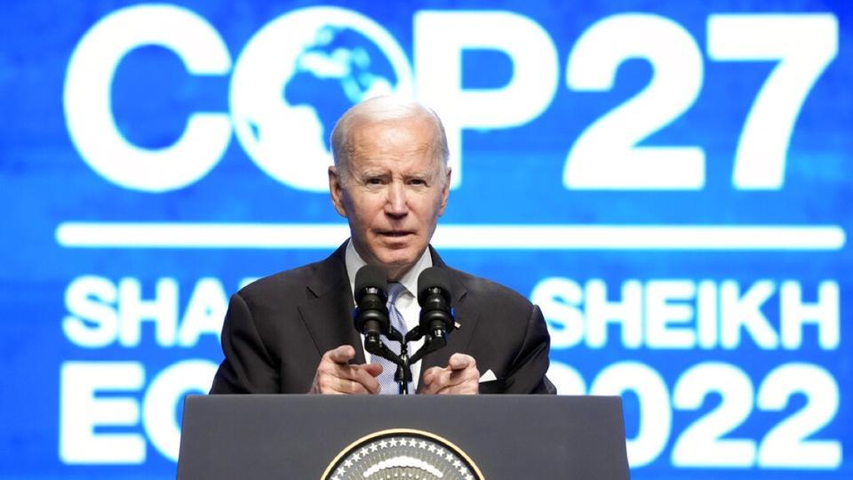 COP27 : la «vie même de la planète» est en jeu, alerte Joe Biden