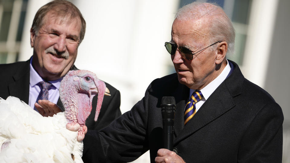 États-Unis : Joe Biden accorde sa grâce présidentielle à deux dindes avant Thanksgiving