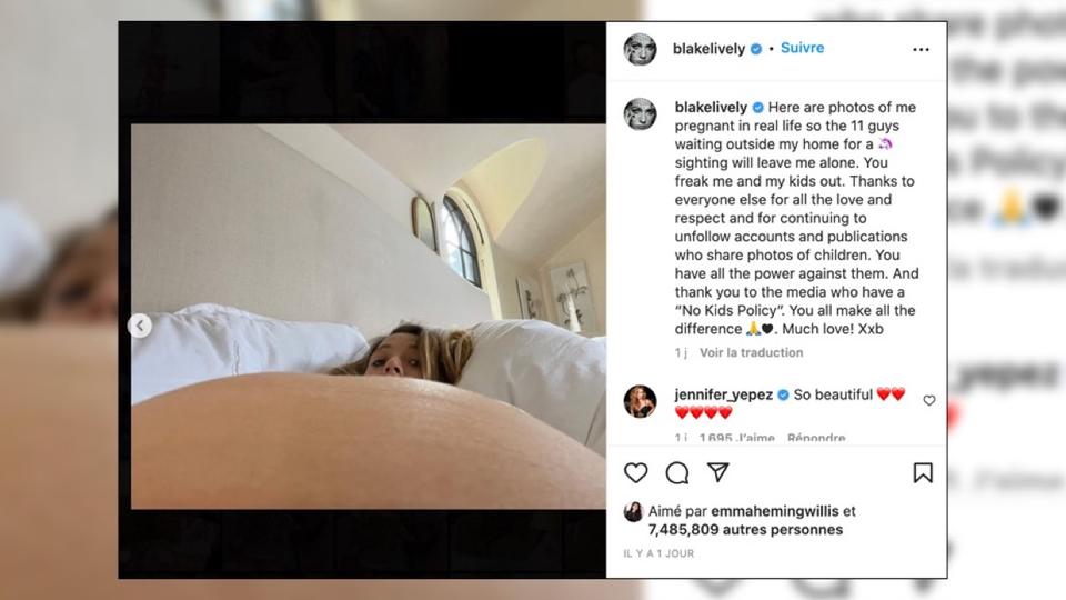 Blake Lively : l'actrice partage des photos de sa grossesse pour décourager les paparazzi