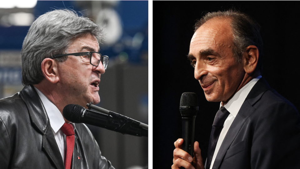 Eric Zemmour et Jean-Luc Mélenchon : deux meetings très observés