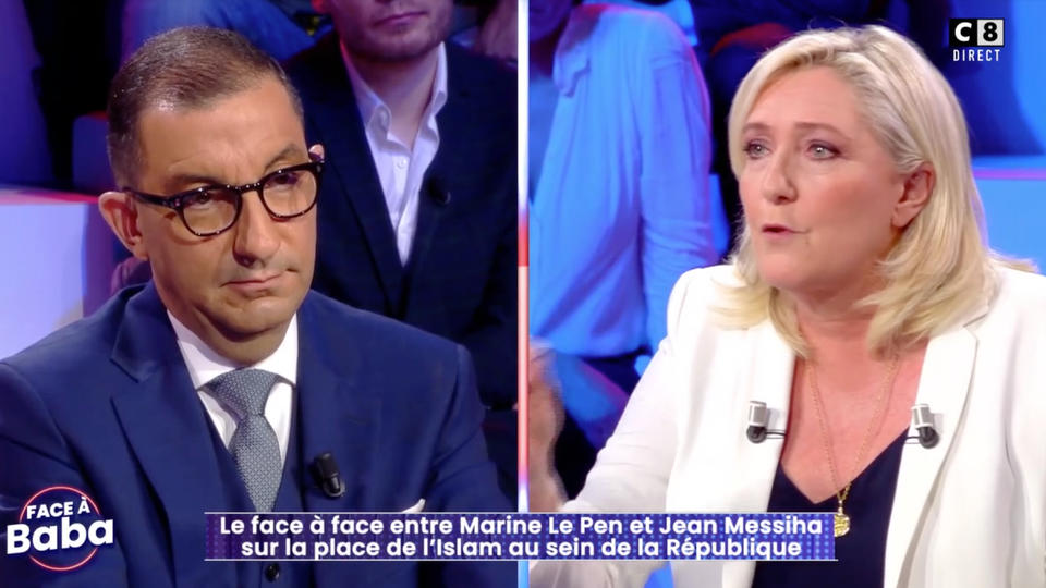 Face à Baba : Marine Le Pen et Jean Messiha s'écharpent sur la place de l'Islam (vidéo)