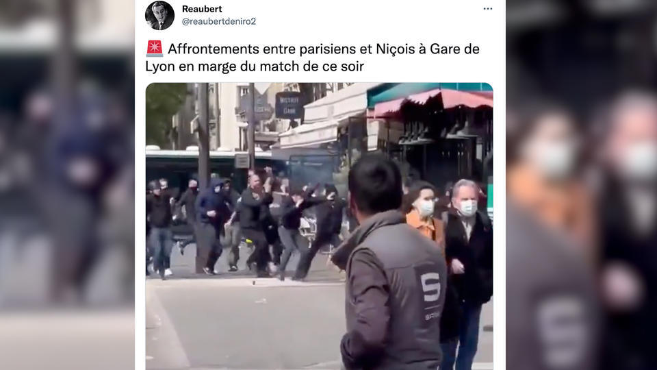 Coupe de France : violents affrontements à Paris en marge de la finale de ce soir (vidéo)