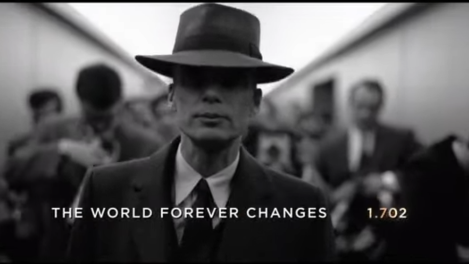 Oppenheimer : un premier teaser en live pour le film atomique de Christopher Nolan