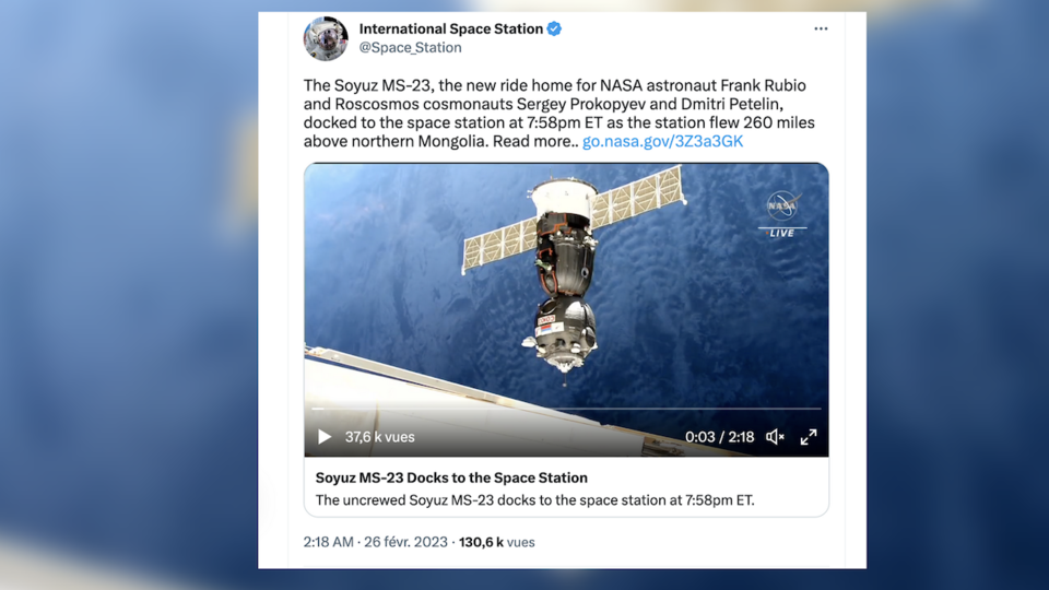 Espace : pourquoi la Russie a envoyé un vaisseau de secours sur l'ISS ?