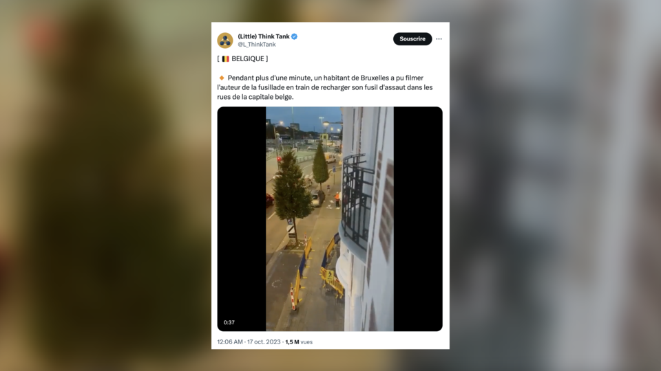 Attentat à Bruxelles : les multiples vidéos de l'assaillant dans la ville interrogent sur le délai de réaction de la police belge