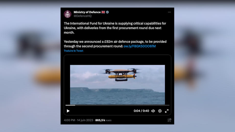 Guerre en Ukraine : «Drone sur Drone», quelle est cette nouvelle arme de combat ?