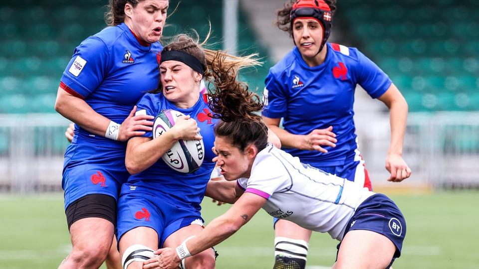 6 nations féminin : le XV de France s'impose tout en maîtrise en Ecosse
