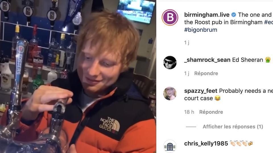 Ed Sheeran : la folle virée du chanteur dans un bar à Birmingham
