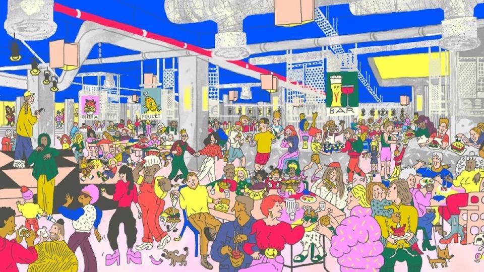 Un food court géant de 3500 m2 va ouvrir en plein coeur de Paris