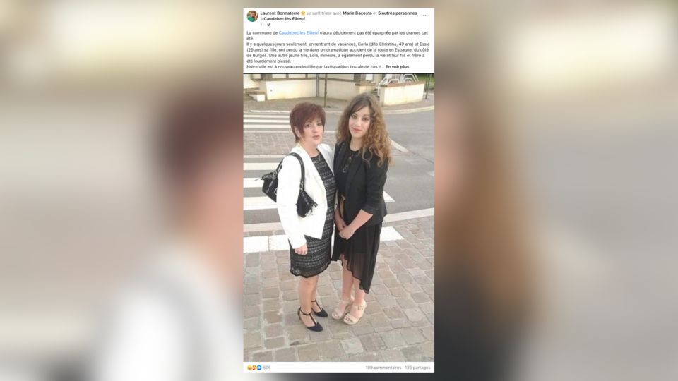 Espagne : Trois Françaises, dont une mère et sa fille, meurent dans un accident de la route en rentrant des vacances