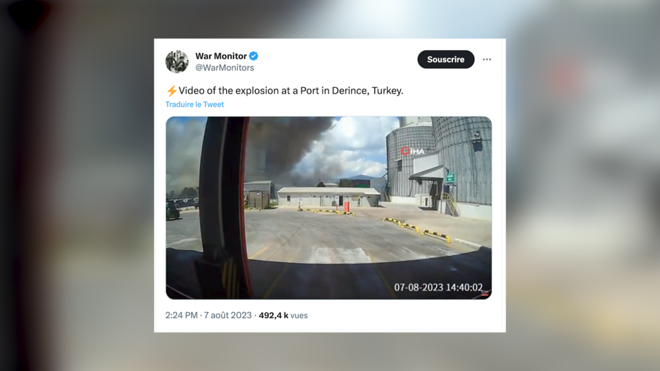 Turquie : les images impressionnantes de l'explosion d'un entrepôt céréalier (vidéo)