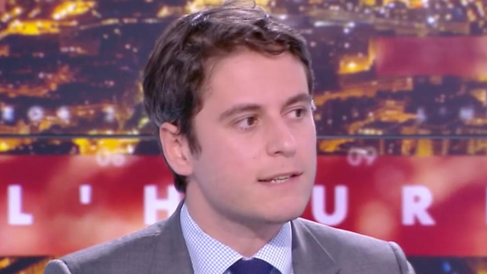 Gabriel Attal : «Marine Le Pen fait une campagne en chaussons pendant qu'Emmanuel Macron va sur le terrain»