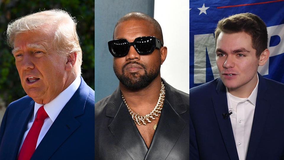 Donald Trump fait scandale en dînant avec Kanye West et un suprémaciste blanc