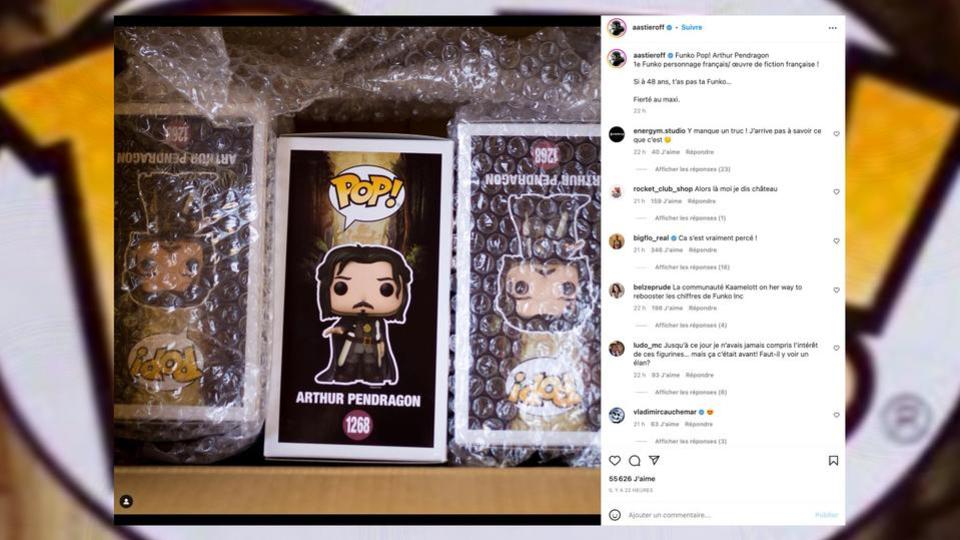 Kaamelott : Alexandre Astier dévoile une figurine Funko Pop d'Arthur Pendragon