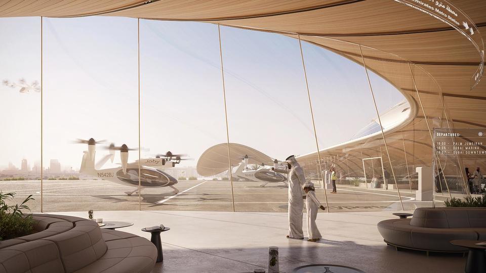 Dubaï : les images impressionnantes du premier «vertiport» pour «taxis-volants» dévoilées