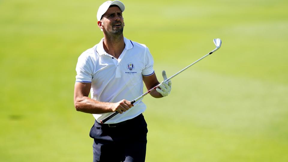 Golf : l'impressionnant coup de Novak Djokovic à la Ryder Cup 2023 (vidéo)